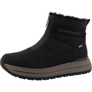 TOM TAILOR Enkellaarsjes  zwart