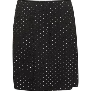 KAFFE CURVE Rok 'Rachel'  zwart / wit