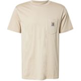 T-shirt met labeldetail