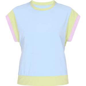 usha BLUE LABEL Shirt  lichtblauw / limoen / pink