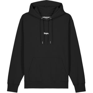 Watapparel Sweatshirt ' Nope '  zwart / wit