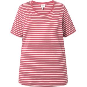 Ulla Popken Slaapshirt  framboos / wit