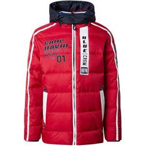 CAMP DAVID Winterjas  marine / bloedrood / zwart / wit