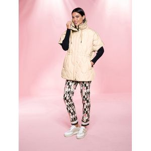 heine Broek  taupe / oudroze / zwart / wit