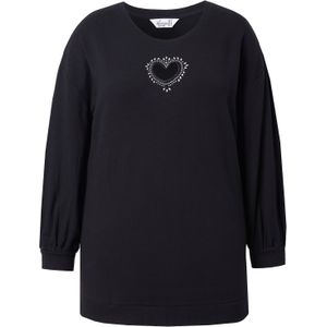 MIAMODA Sweatshirt  zwart