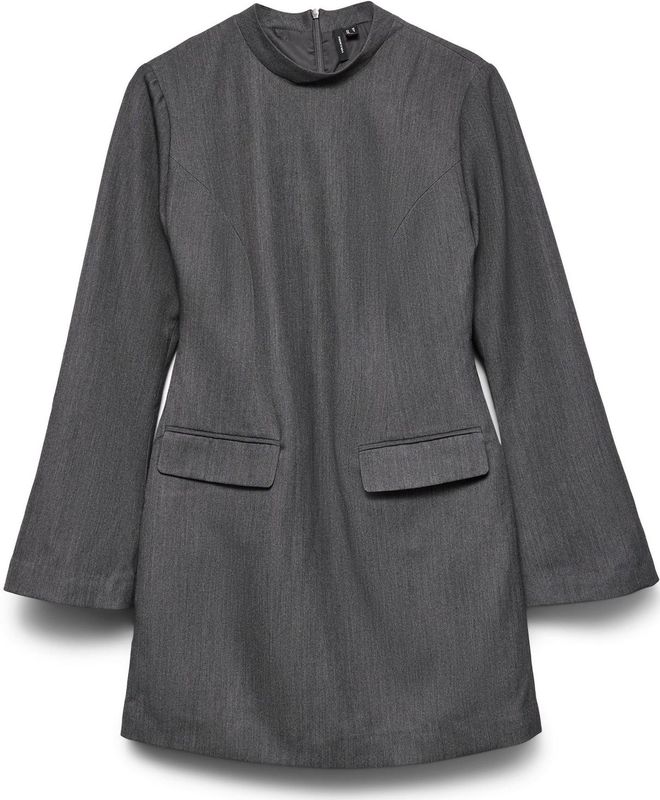 Vmneomi - Korte Jurk - Hoge Hals - Lange Mouwen - Regular Fit