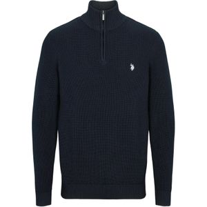 U.S. POLO ASSN. Trui 'Rafael'  saffier / wit