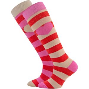 EWERS Sokken  beige / pink / rood