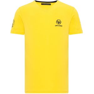 CIPO & BAXX Shirt  geel / zwart