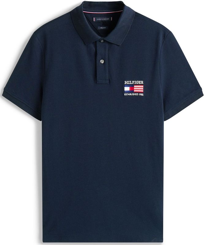 Design - Poloshirt - Katoen - Geribbelde Kraag - Logoprint