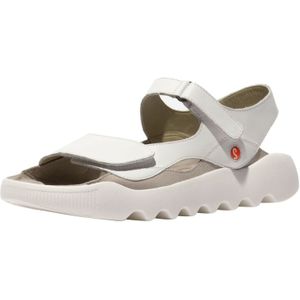 Softinos Sandalen met riem  grijs / wit