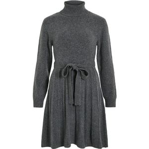 VILA Gebreide jurk 'VITrine'  donkergrijs