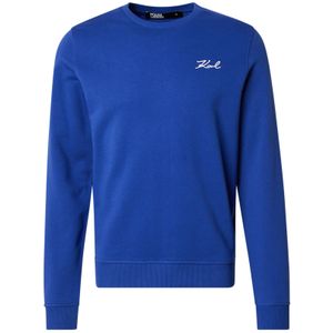 Karl Lagerfeld Sweatshirt  royal blue/koningsblauw / wit