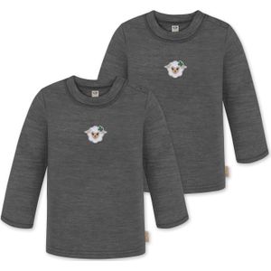 normani Shirt 'Taupo'  beige / antraciet / donkergroen / wit