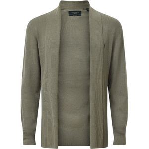 AllSaints Gebreid vest  olijfgroen