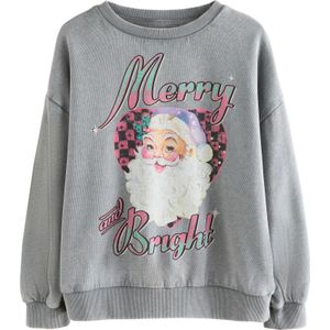 Next Sweatshirt  grijs / mintgroen / sering / pink