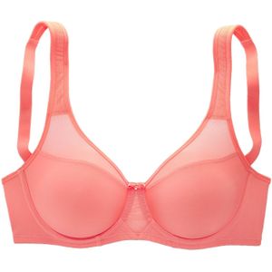 Bralette - Perzik - Mesh - Met Beugel - Niet Gewateerd