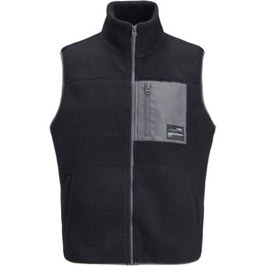 JJ Rebel Bodywarmer 'JREBAUSTIN'  grijs / zwart / wit