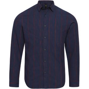 Campus Sutra Overhemd 'Micah '  navy / bourgogne