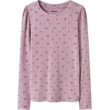 Top - Ribgebreid - Lange Mouwen - Regular Fit - All-over Print