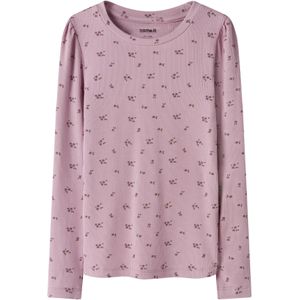 Top - Ribgebreid - Lange Mouwen - Regular Fit - All-over Print