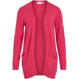 VILA Gebreid vest 'VIRil'  donkerroze