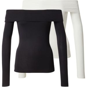 ABOUT YOU Shirt 'Lieselotte'  zwart / wit