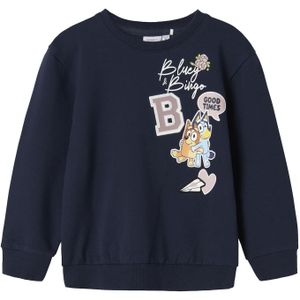 Sweatshirt - Bluey - Lange Mouwen - Ronde Hals - Geribde Manchetten