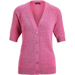 Goldner Gebreid vest  oudroze