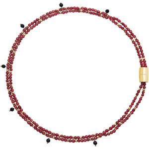 Breil Ketting  goud / rood