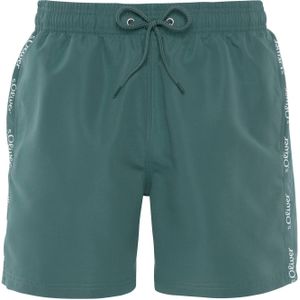s.Oliver Zwemshorts 'Noah'  smaragd / wit