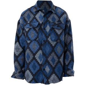 Dandalo Overhemd  navy / grijs / zwart