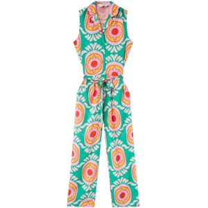 Compania Fantastica Jumpsuit 'Mono'  curry / smaragd / lichtroze / rood