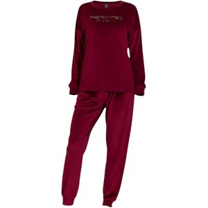 fashionshowcase Pyjama 'VelvetDream'  bordeaux