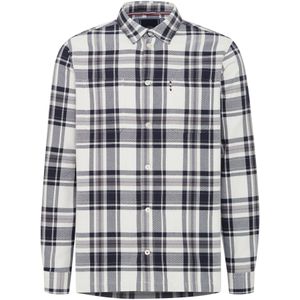 FQ1924 Overhemd 'Oliver'  zwart / wit