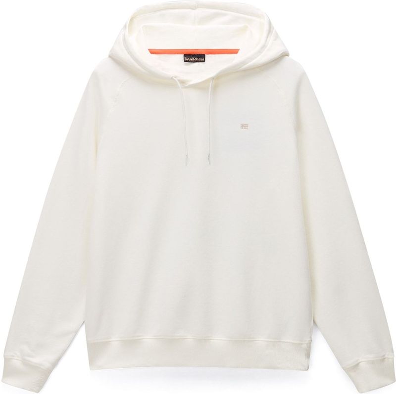 Napapijri - B-Nedles - Hoodie - Wit - Relaxed Fit - 100% Katoen