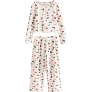 Next Nachtkledij  lichtbeige / azuur / donkergroen / pitaja roze