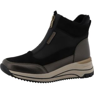 TOM TAILOR Enkellaarsjes  antraciet / zwart