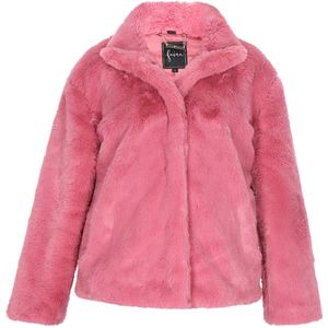 faina Winterjas  donkerroze