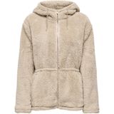 Onlcontact - Tussenjas - Teddy - Met Capuchon - Lange Mouwen - Ritssluiting