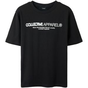 LMTD Shirt  grijs / zwart / wit