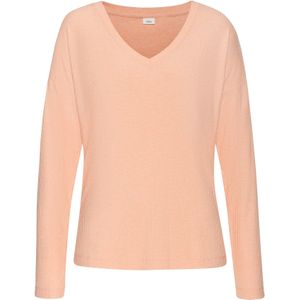 s.Oliver RED LABEL - Pyjama Top - Oranje mêlee - 4x4 Ribkwaliteit
