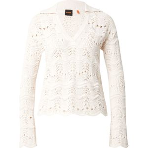 Gebreide Trui - Effen - Knitwear - Lange Mouw - Losse Pasvorm