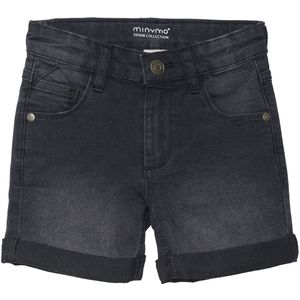 MINYMO - Jeans - Zwart - Denim - Regular Fit - Knielengte