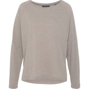 Elbsand - Longsleeve Tira - Taupe - Shirt met Lange Mouwen