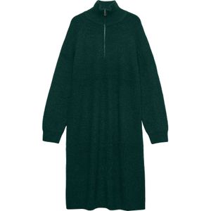 Vmlefile - Midi-jurk - Gebreid - Hoge Hals - Lange Mouwen - Regular Fit