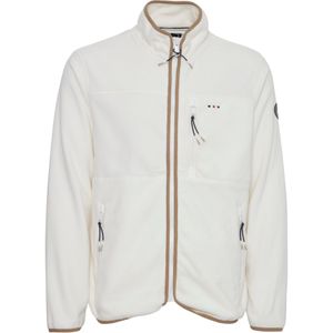 FQ1924 Fleece jas 'HARRY'  bruin / wit