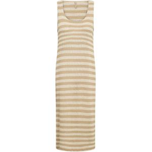 Soyaconcept Jurk 'ROSENNA'  lichtbeige / donkerbeige