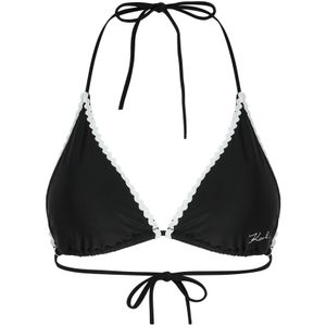 Karl Lagerfeld Bikinitop  zwart / wit