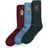 Polo Ralph Lauren - Set van 3 Paar Sokken - Blauw - Katoen